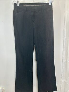 Express Editor Black Pinstripe Pants